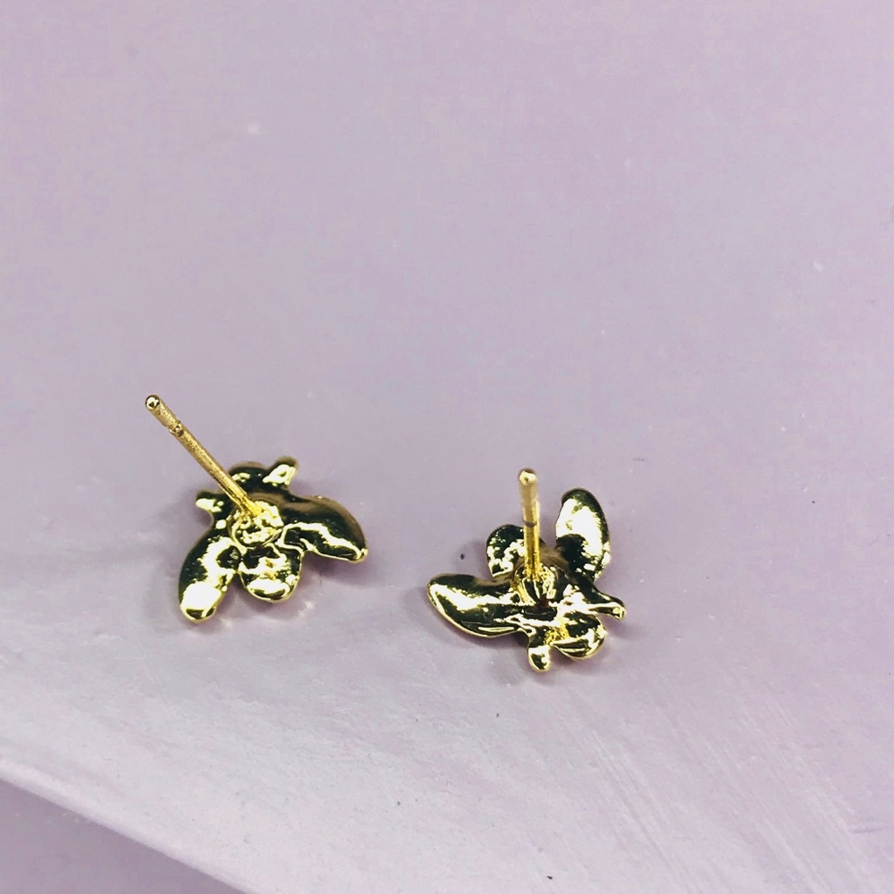 🆑 Gold Bee Studs 🐝 - Picture 3 of 4